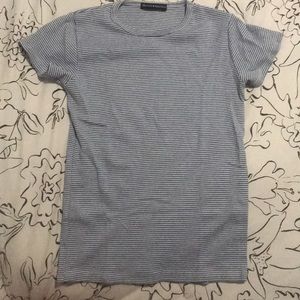 Striped blue brandy Melville shirt